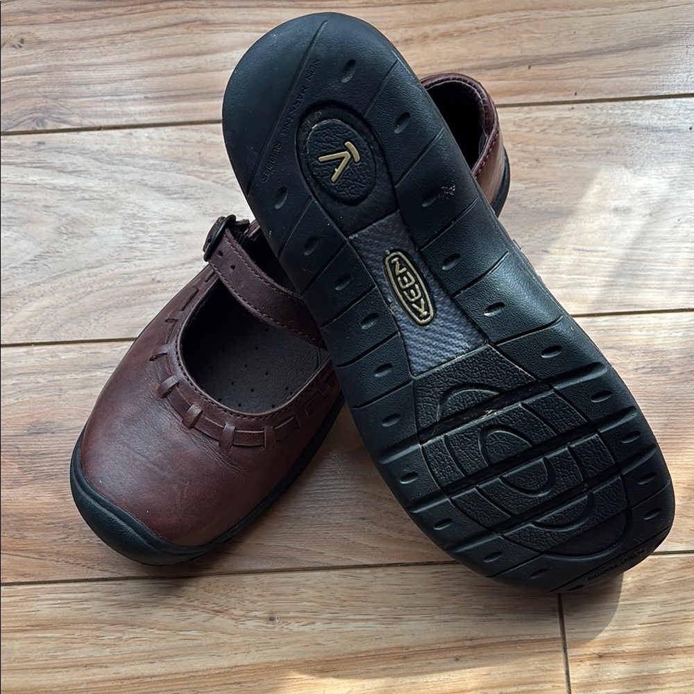Keen Brown Mary Jane Shoes